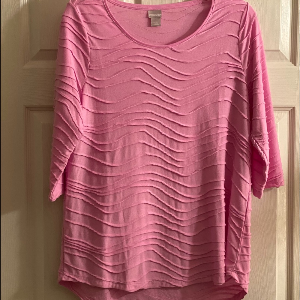 Chico’s Size: 2.  Length:  24”/ 31”.  Like New Condition.